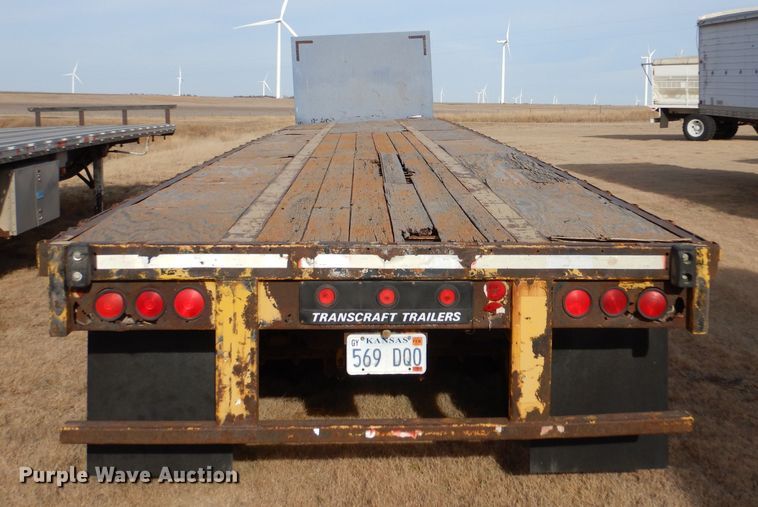 image for item DJ7561 1991 Transcraft TL 140 50X102  flatbed trailer