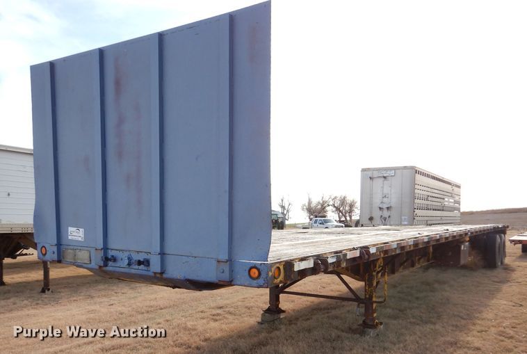 image for item DJ7561 1991 Transcraft TL 140 50X102  flatbed trailer