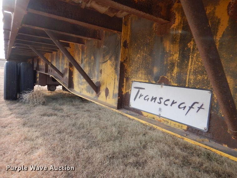 image for item DJ7561 1991 Transcraft TL 140 50X102  flatbed trailer