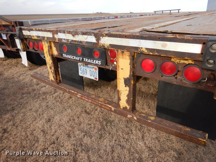 image for item DJ7561 1991 Transcraft TL 140 50X102  flatbed trailer