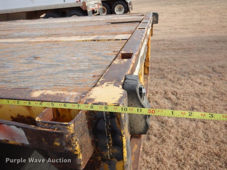 image for item DJ7561 1991 Transcraft TL 140 50X102  flatbed trailer