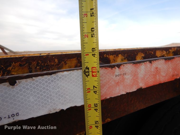 image for item DJ7561 1991 Transcraft TL 140 50X102  flatbed trailer