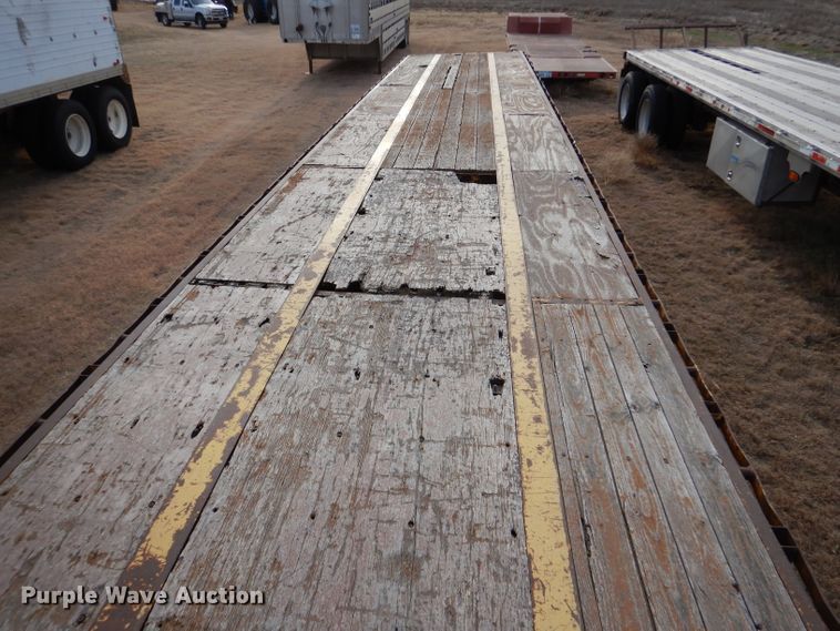 image for item DJ7561 1991 Transcraft TL 140 50X102  flatbed trailer