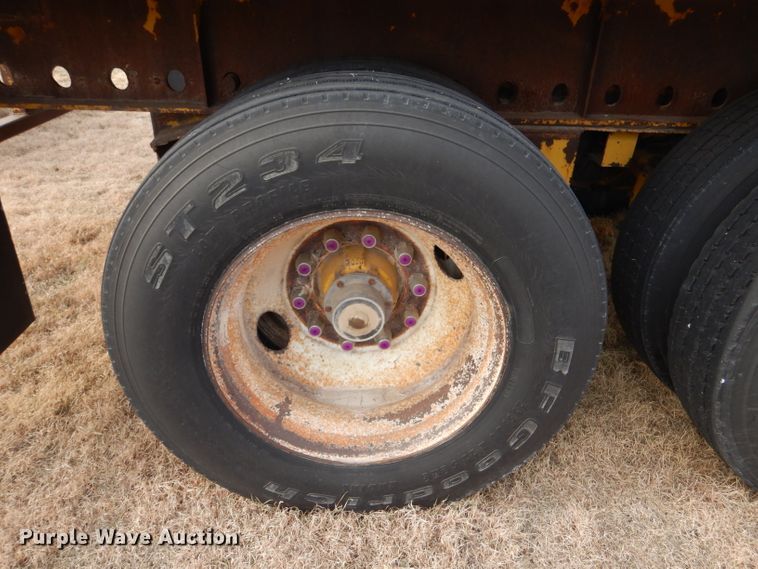 image for item DJ7561 1991 Transcraft TL 140 50X102  flatbed trailer