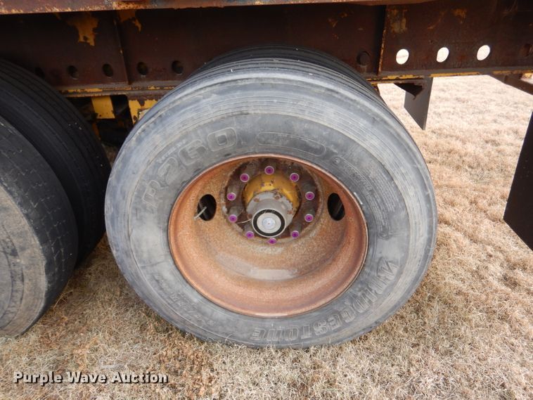 image for item DJ7561 1991 Transcraft TL 140 50X102  flatbed trailer