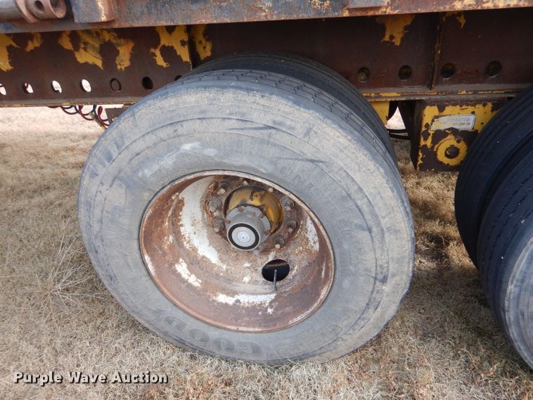 image for item DJ7561 1991 Transcraft TL 140 50X102  flatbed trailer