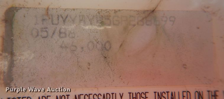 image for item DL5892 1986 Freightliner FLC  crane truck