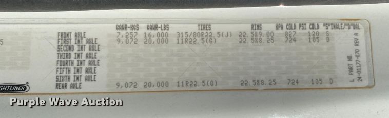 image for item DL6230 2007 Freightliner Business Class M2 106  dump truck