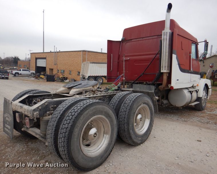 image for item DN2549 1990 WhiteGMC Aero WIA  semi truck
