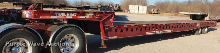 image for item DN2639 2007 Trail King TK70HST  drop deck equipment trailer