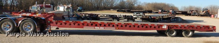 image for item DN2639 2007 Trail King TK70HST  drop deck equipment trailer