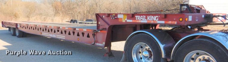 image for item DN2639 2007 Trail King TK70HST  drop deck equipment trailer