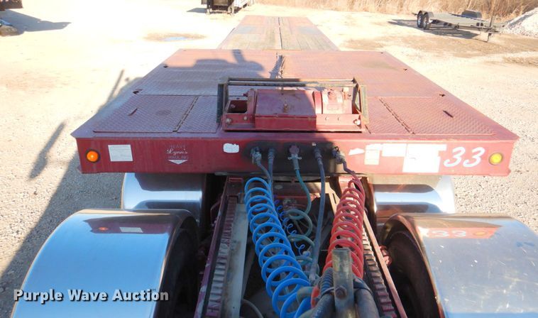 image for item DN2639 2007 Trail King TK70HST  drop deck equipment trailer