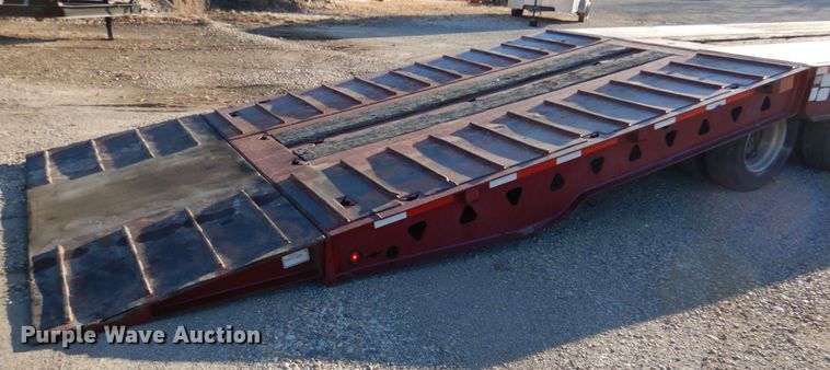 image for item DN2639 2007 Trail King TK70HST  drop deck equipment trailer