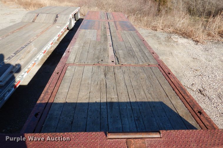 image for item DN2639 2007 Trail King TK70HST  drop deck equipment trailer