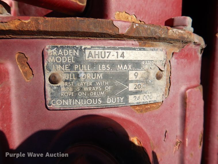 image for item DN2639 2007 Trail King TK70HST  drop deck equipment trailer