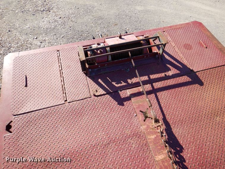 image for item DN2639 2007 Trail King TK70HST  drop deck equipment trailer