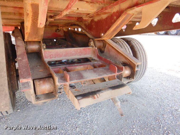 image for item DN2639 2007 Trail King TK70HST  drop deck equipment trailer