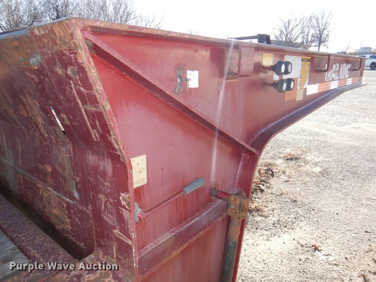 image for item DN2639 2007 Trail King TK70HST  drop deck equipment trailer