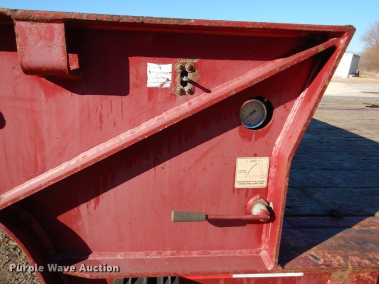 image for item DN2639 2007 Trail King TK70HST  drop deck equipment trailer