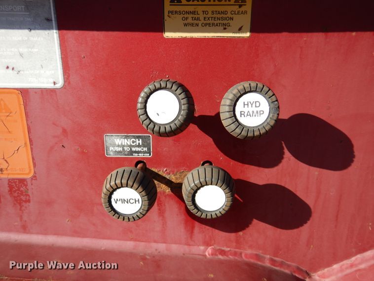 image for item DN2639 2007 Trail King TK70HST  drop deck equipment trailer