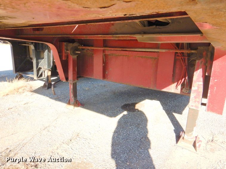 image for item DN2639 2007 Trail King TK70HST  drop deck equipment trailer