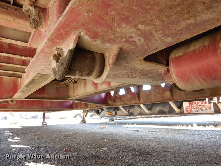 image for item DN2639 2007 Trail King TK70HST  drop deck equipment trailer