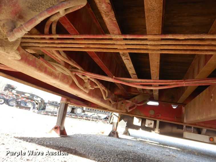 image for item DN2639 2007 Trail King TK70HST  drop deck equipment trailer