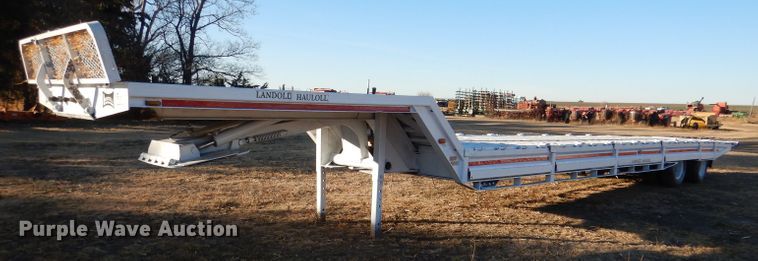 image for item DN5436 1979 Landoll  drop deck equipment trailer