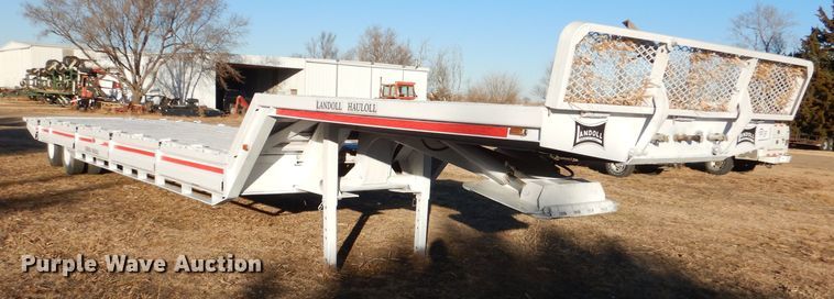 image for item DN5436 1979 Landoll  drop deck equipment trailer