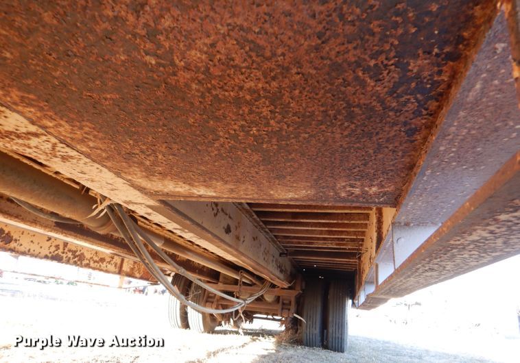 image for item DN5436 1979 Landoll  drop deck equipment trailer