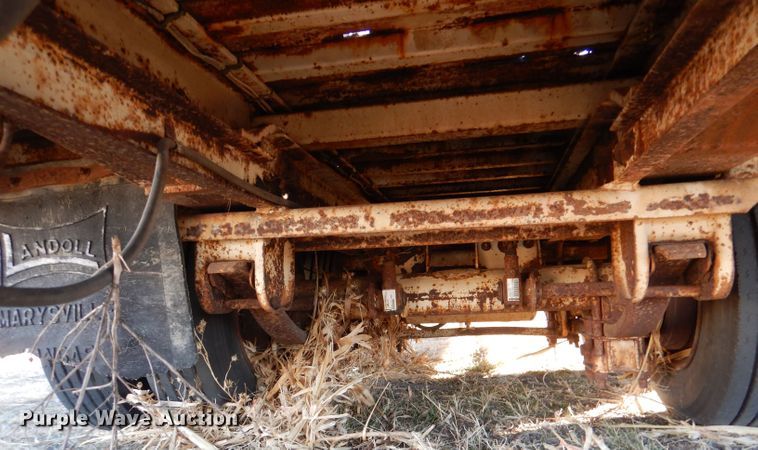 image for item DN5436 1979 Landoll  drop deck equipment trailer