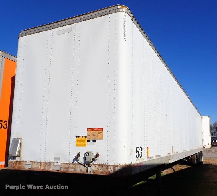 image for item IS9336 1996 Fruehauf FBHLP-91.5-NT2-53  dry van trailer