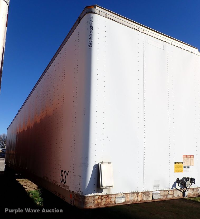 image for item IS9336 1996 Fruehauf FBHLP-91.5-NT2-53  dry van trailer