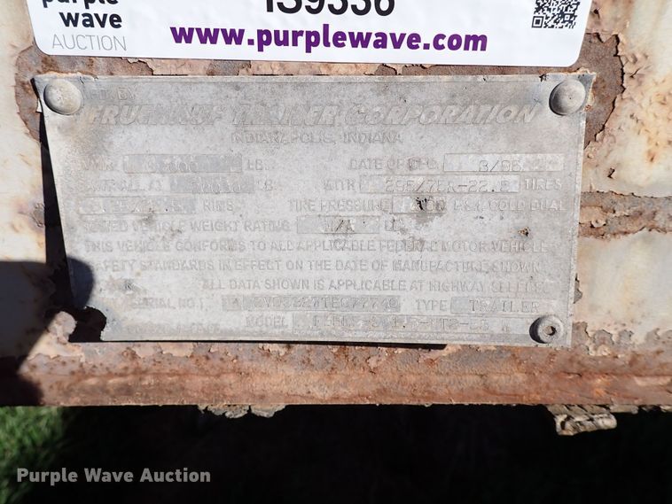 image for item IS9336 1996 Fruehauf FBHLP-91.5-NT2-53  dry van trailer