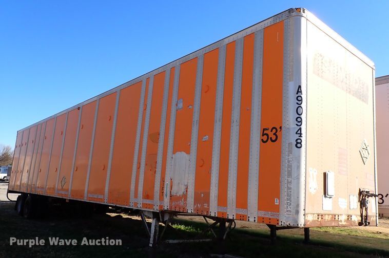 image for item IS9337 1990 Wabash National  dry van trailer