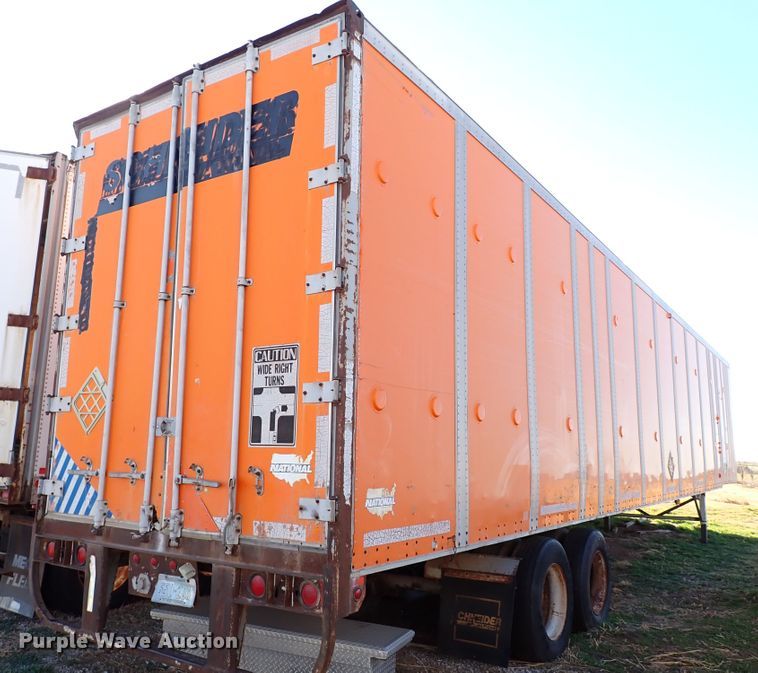 image for item IS9337 1990 Wabash National  dry van trailer