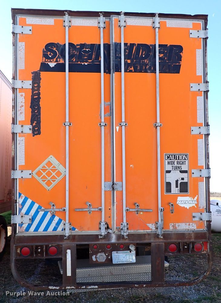 image for item IS9337 1990 Wabash National  dry van trailer