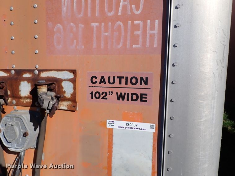 image for item IS9337 1990 Wabash National  dry van trailer