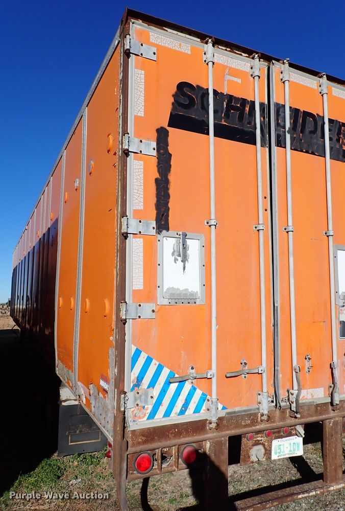 image for item IS9343 1990 Wabash National  dry van trailer