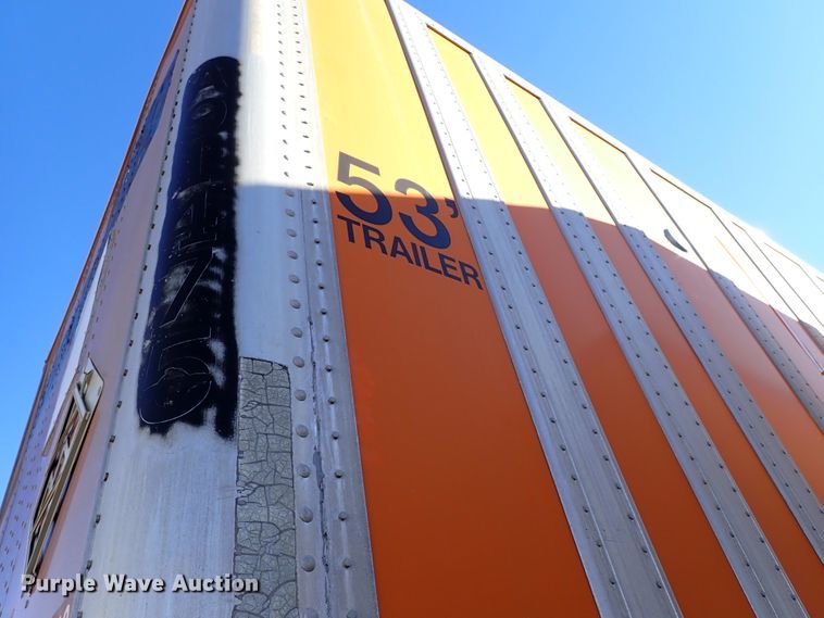 image for item IS9343 1990 Wabash National  dry van trailer