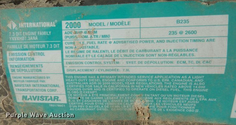 image for item JI9258 (2) International B235 engines