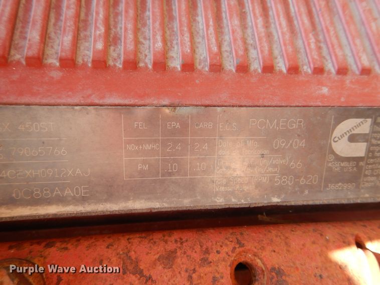 image for item JI9260 2004 Cummins ISX 450ST  engine