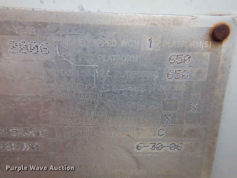 image for item JJ9853 2007 International 4300  bucket truck