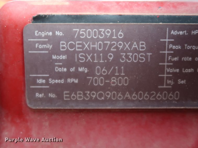 image for item KY9723 2012 Kenworth T800  semi truck