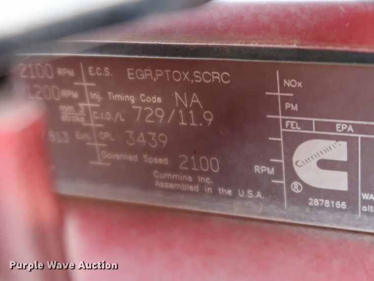 image for item KY9723 2012 Kenworth T800  semi truck