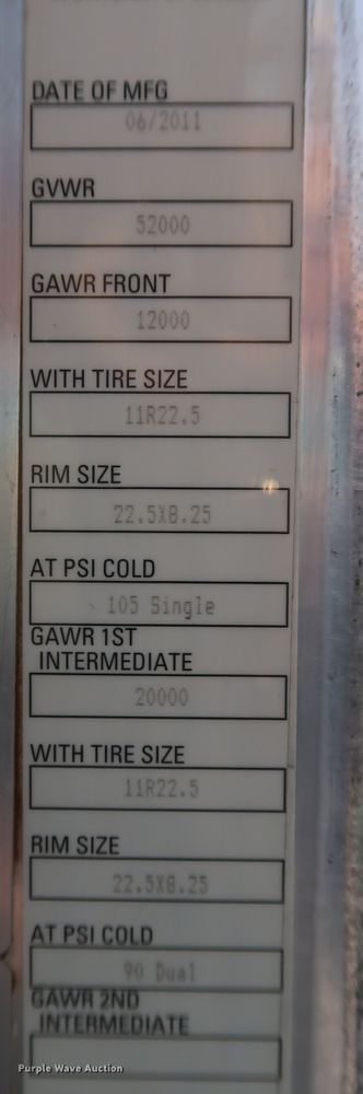 image for item KY9723 2012 Kenworth T800  semi truck