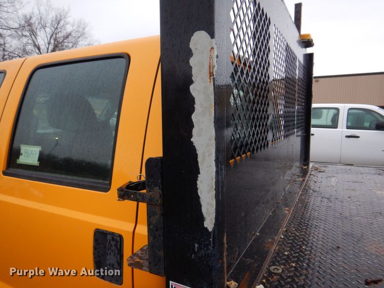 image for item DH8130 2012 Ford F550 Super Duty XL  Crew Cab flatbed truck