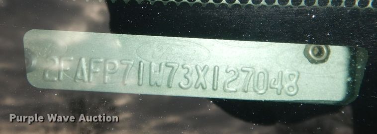 image for item DH8805 2003 Ford Crown Victoria Police Interceptor