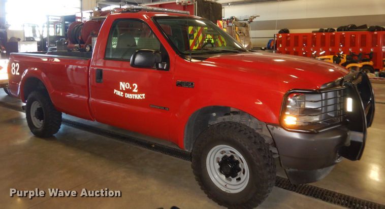 image for item DH8809 2002 Ford F350 Super Duty XL  brush fire truck